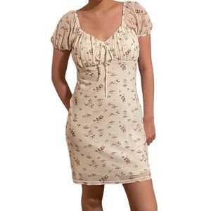 Vintage Babydoll Floral Dress